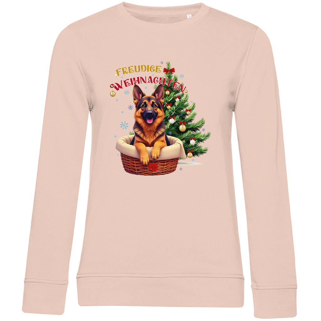 Freudige Weihnachten - Bio-Sweatshirt für Damen-Weihnachten