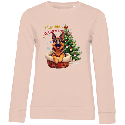 Freudige Weihnachten - Bio-Sweatshirt für Damen-Weihnachten