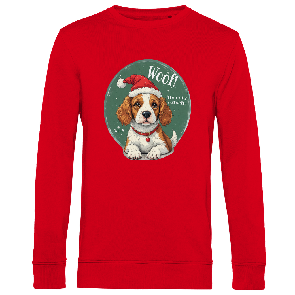 Wuff und Weihnachten - Bio-Sweatshirt für Herren-Weihnachten