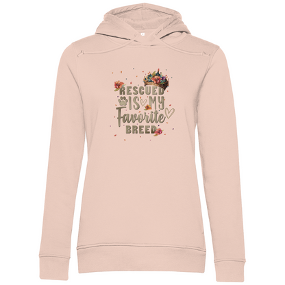 Gerettet - Bio-Hoodie für Damen