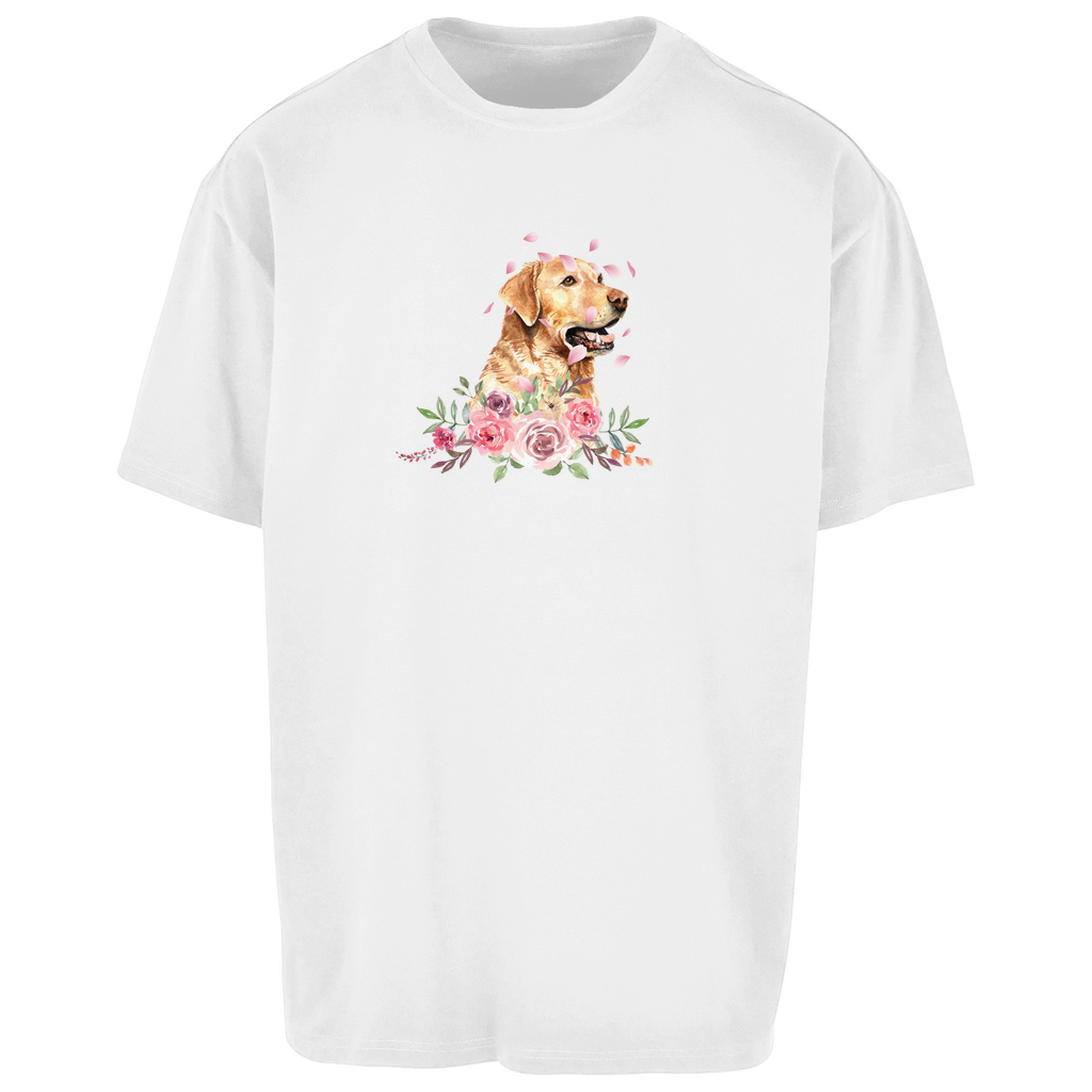 Flower Labrador - Oversize T-Shirt Unisex