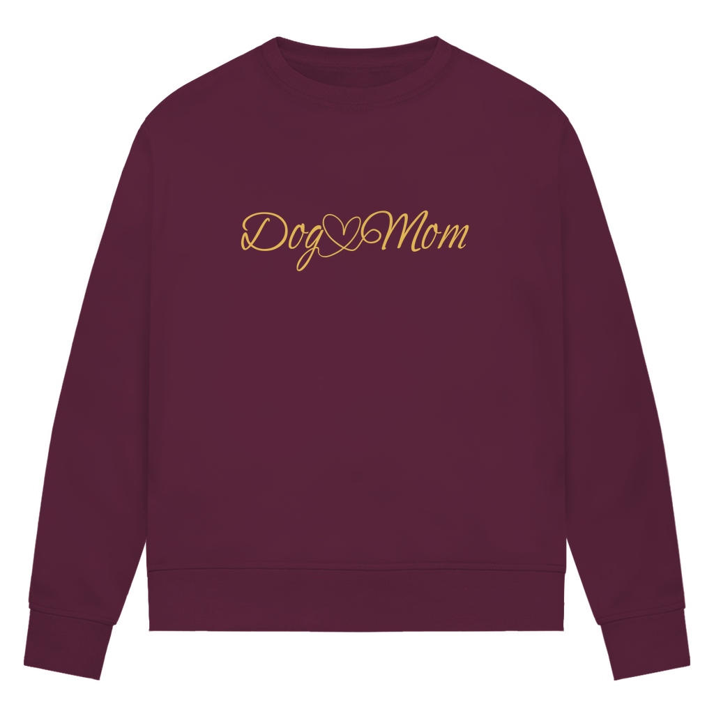 Dog Mom - Bio-Sweatshirt für Damen