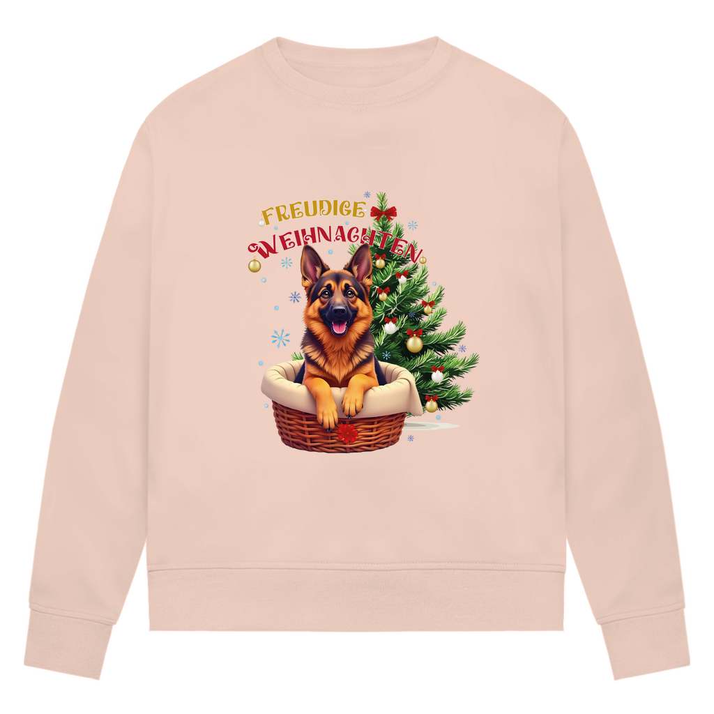 Freudige Weihnachten - Bio-Sweatshirt für Damen