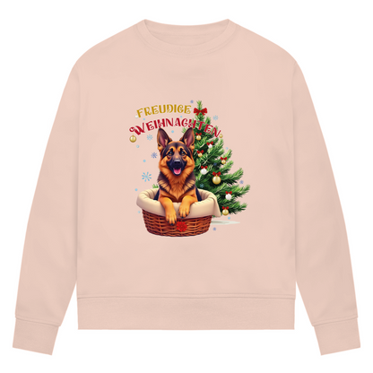 Freudige Weihnachten - Bio-Sweatshirt für Damen