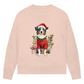 Frohe Weihnachten - Bio-Sweatshirt für Damen