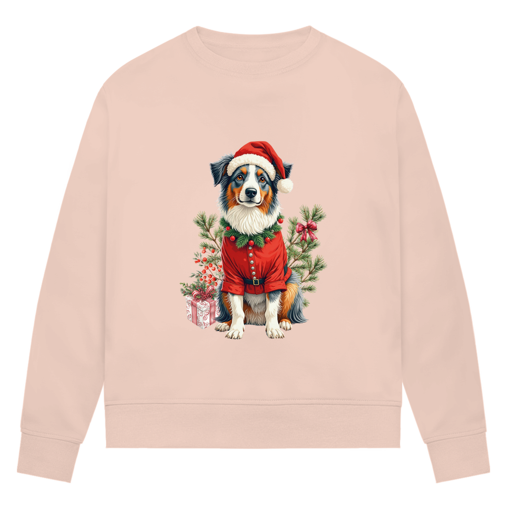 Frohe Weihnachten - Bio-Sweatshirt für Damen