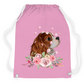 Flower Cavalier King Charles - Turnbeutel