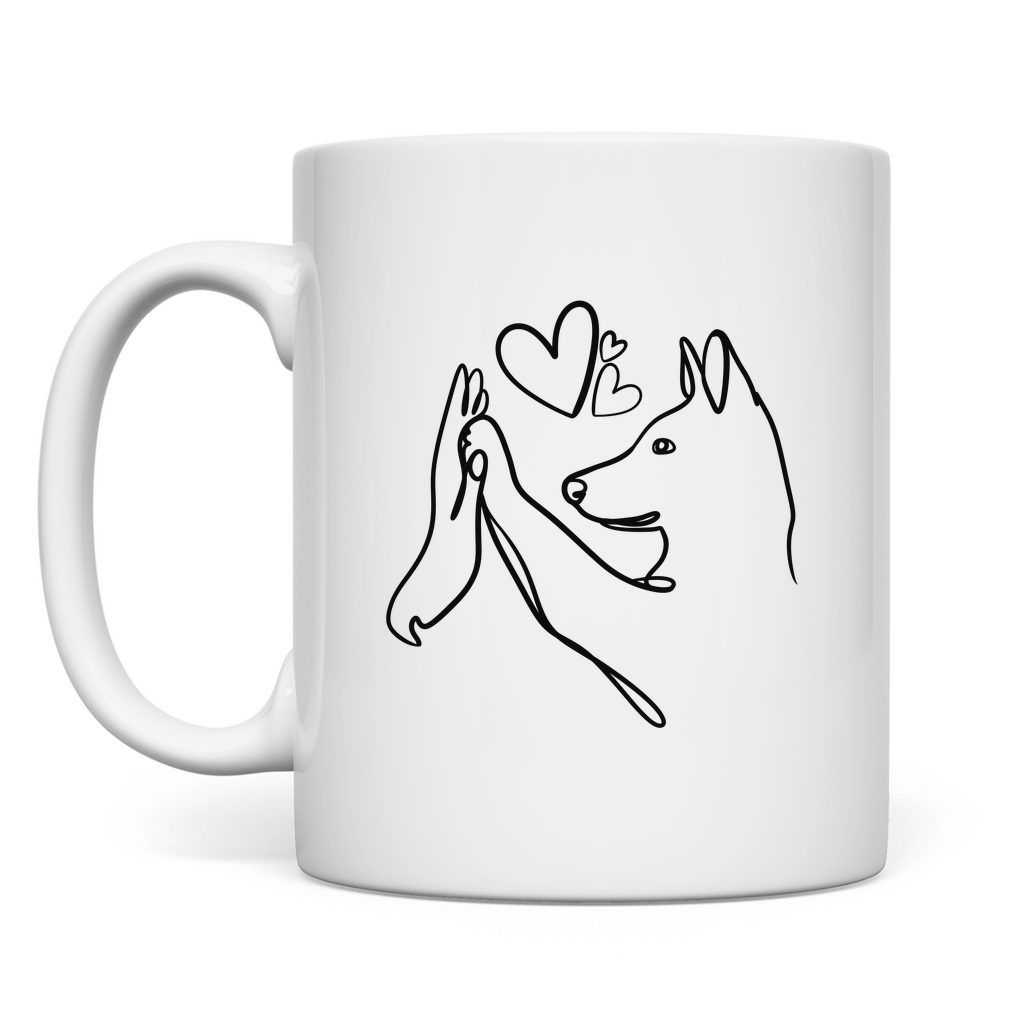 Wahre Liebe Stehohren - Tasse