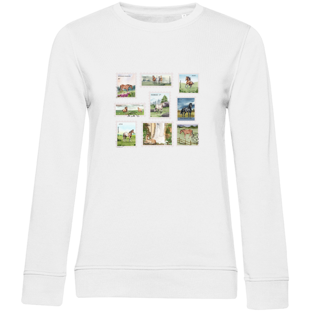Pferdepost - Bio-Sweatshirt für Damen