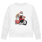 Biker Santa - Bio-Sweatshirt für Herren