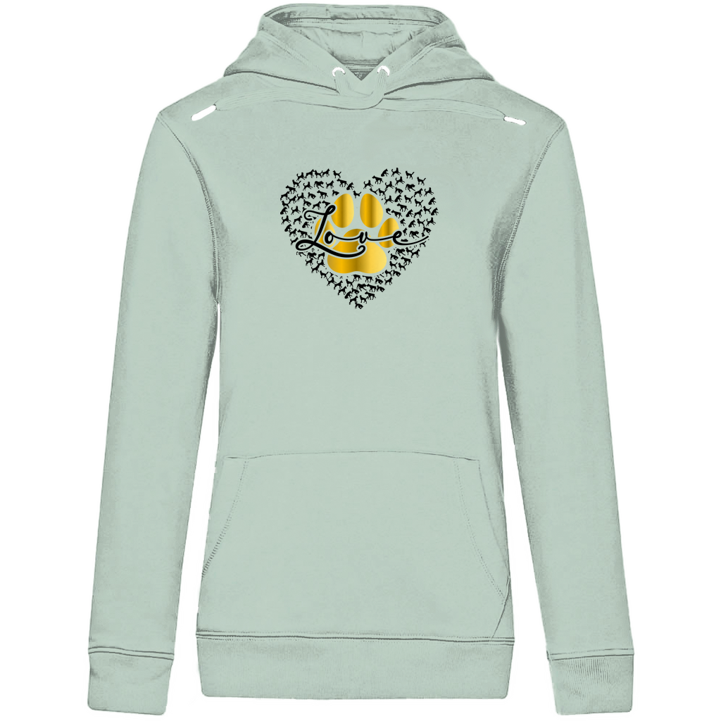 Love Dog - Bio-Hoodie für Damen