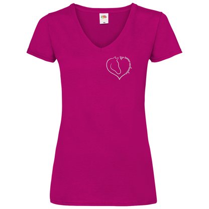 Verbunden - V-Shirt für Damen