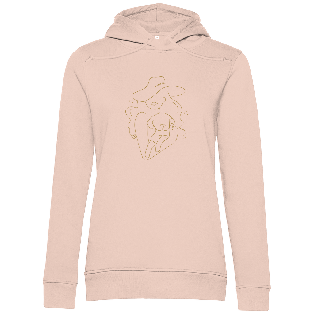 Umarmung - Bio Hoodie für Damen