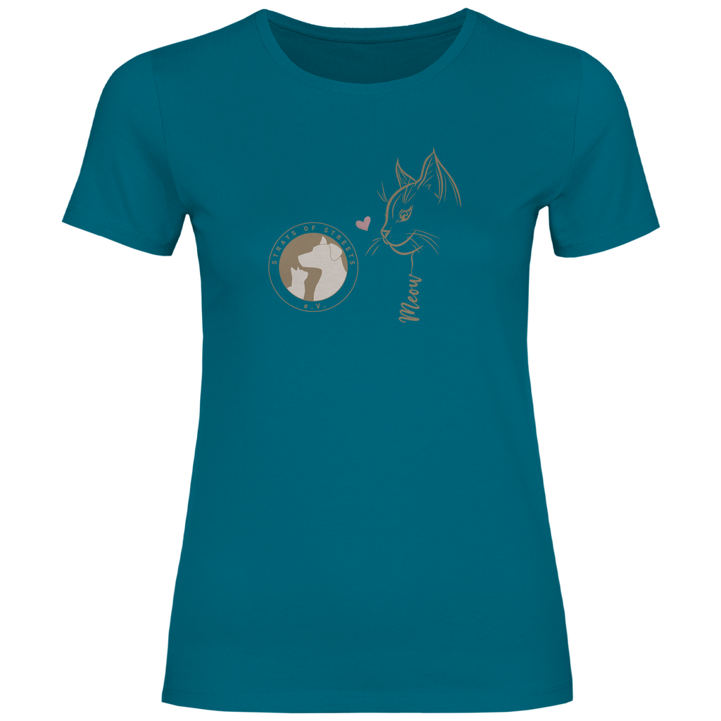 Strays of Streets - Meow - T-Shirt für Damen