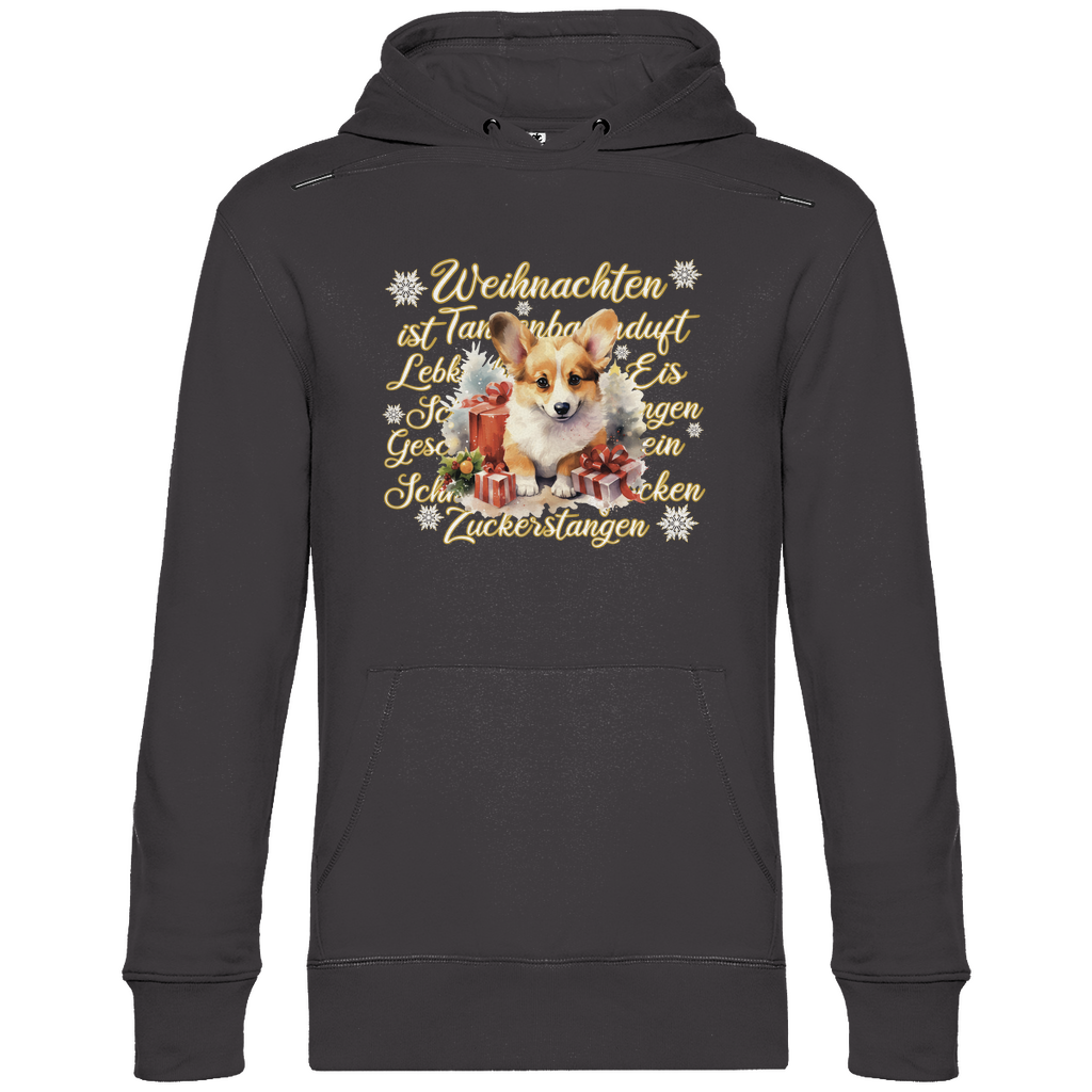 Weihnachten ist.. Corgi - Hoodie für Herren