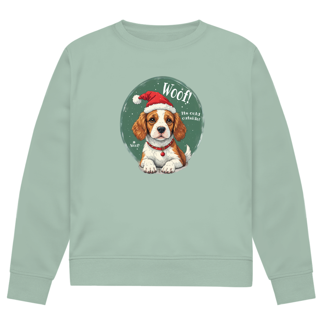 Wuff und Weihnachten - Bio-Sweatshirt für Herren