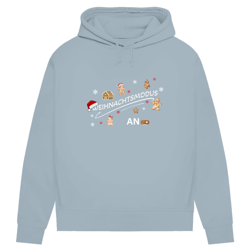 Weihnachtsmodus - Bio-Hoodie für Damen