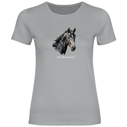 Seelenpferd - T-Shirt für Damen- Dein Wunschtext