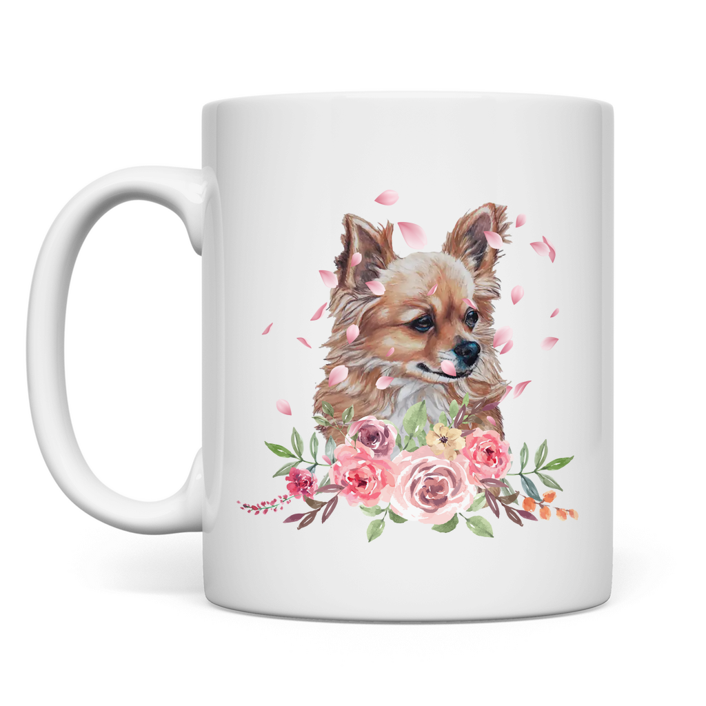 Flower Chihuahua - Tasse