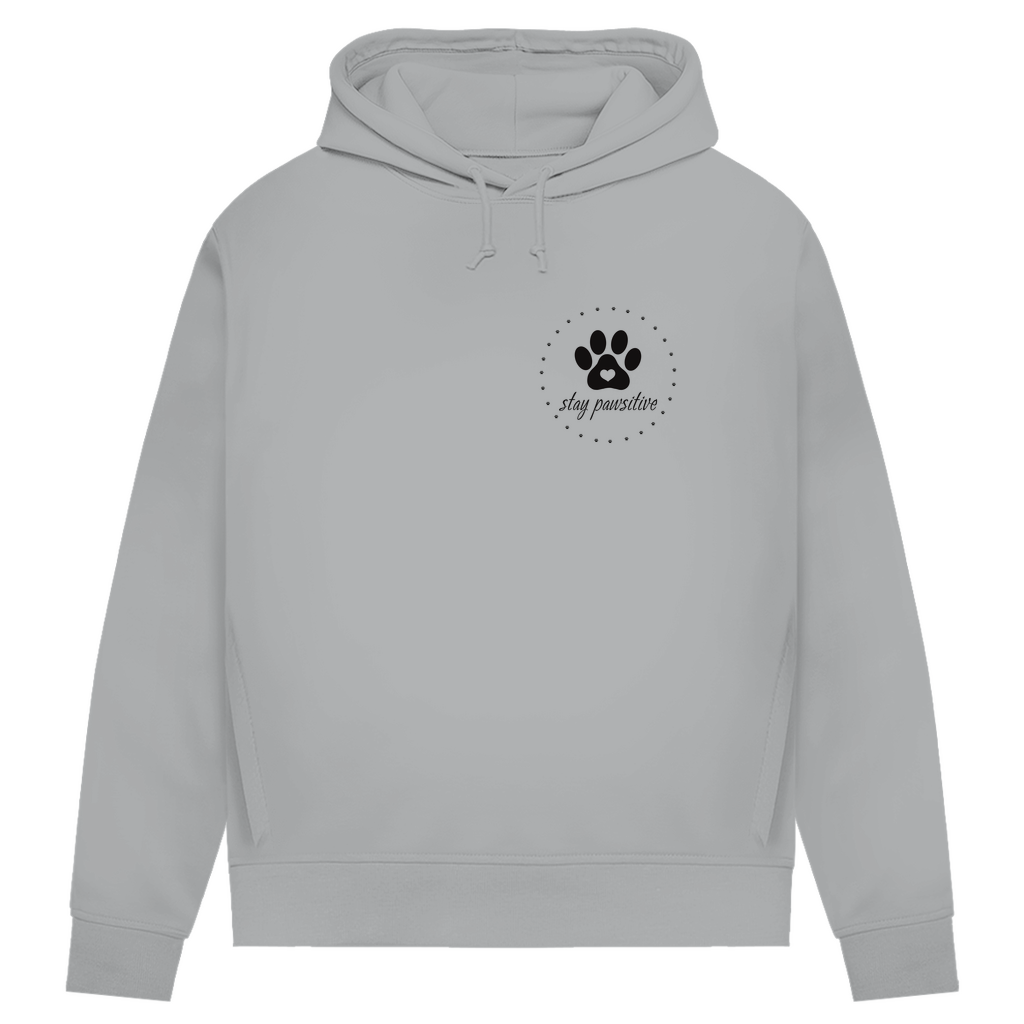 Stay Pawsitive- Bio-Hoodie für Damen