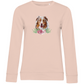 Flower Australian Shepherd - Bio-Sweatshirt für Damen