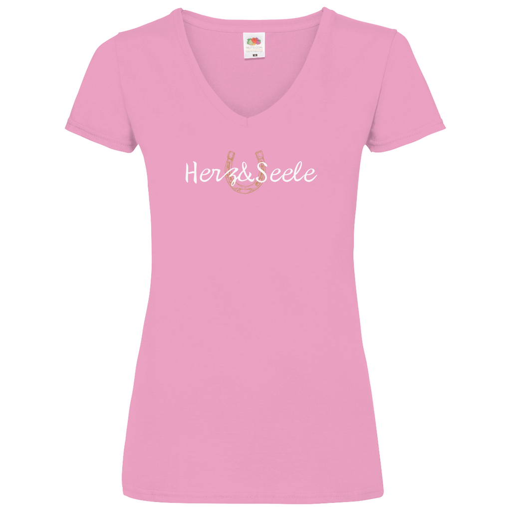 Herz und Seele - V-Shirt für Damen