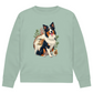 Dogs & Pines - Bio-Sweatshirt für Herren