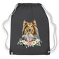 Flower Sheltie - Turnbeutel