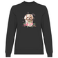 Flower Malteser - Sweatshirt für Damen