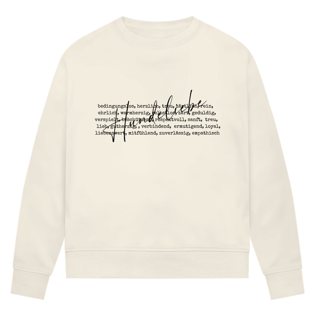Hunde Liebe ist... - Bio-Sweatshirt für Damen