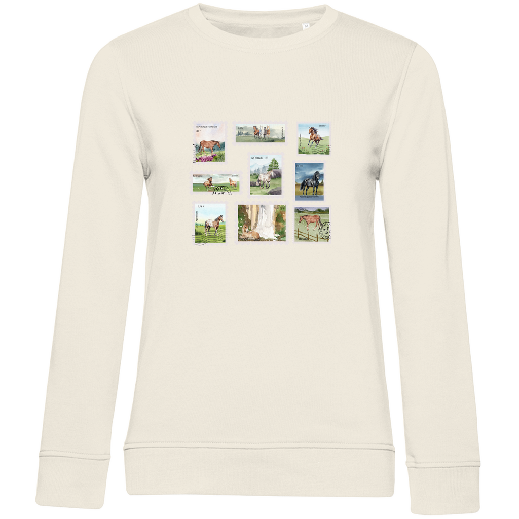Pferdepost - Bio-Sweatshirt für Damen