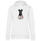 Flower Schnauzer - Bio-Hoodie für Damen