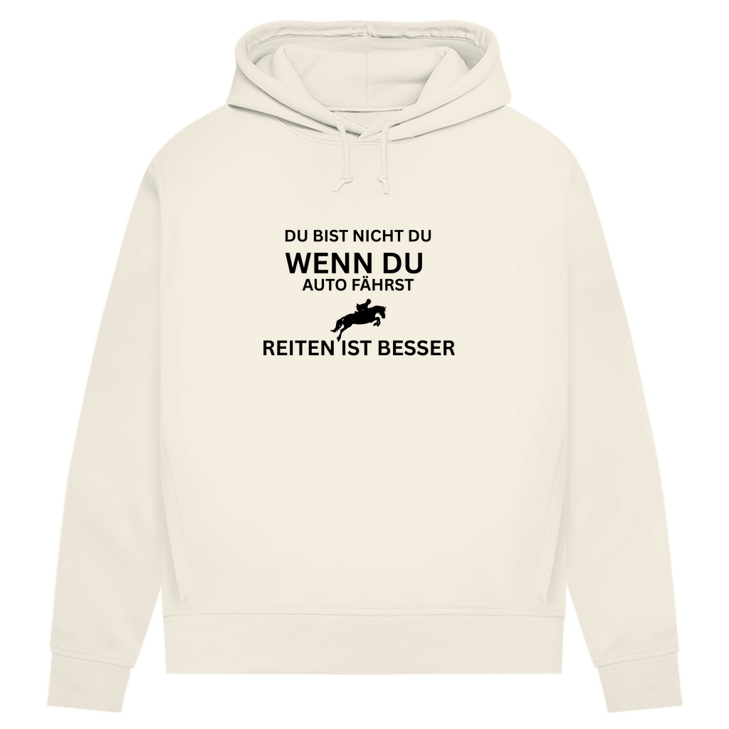 Reiten ist besser - Bio-Hoodie für Damen