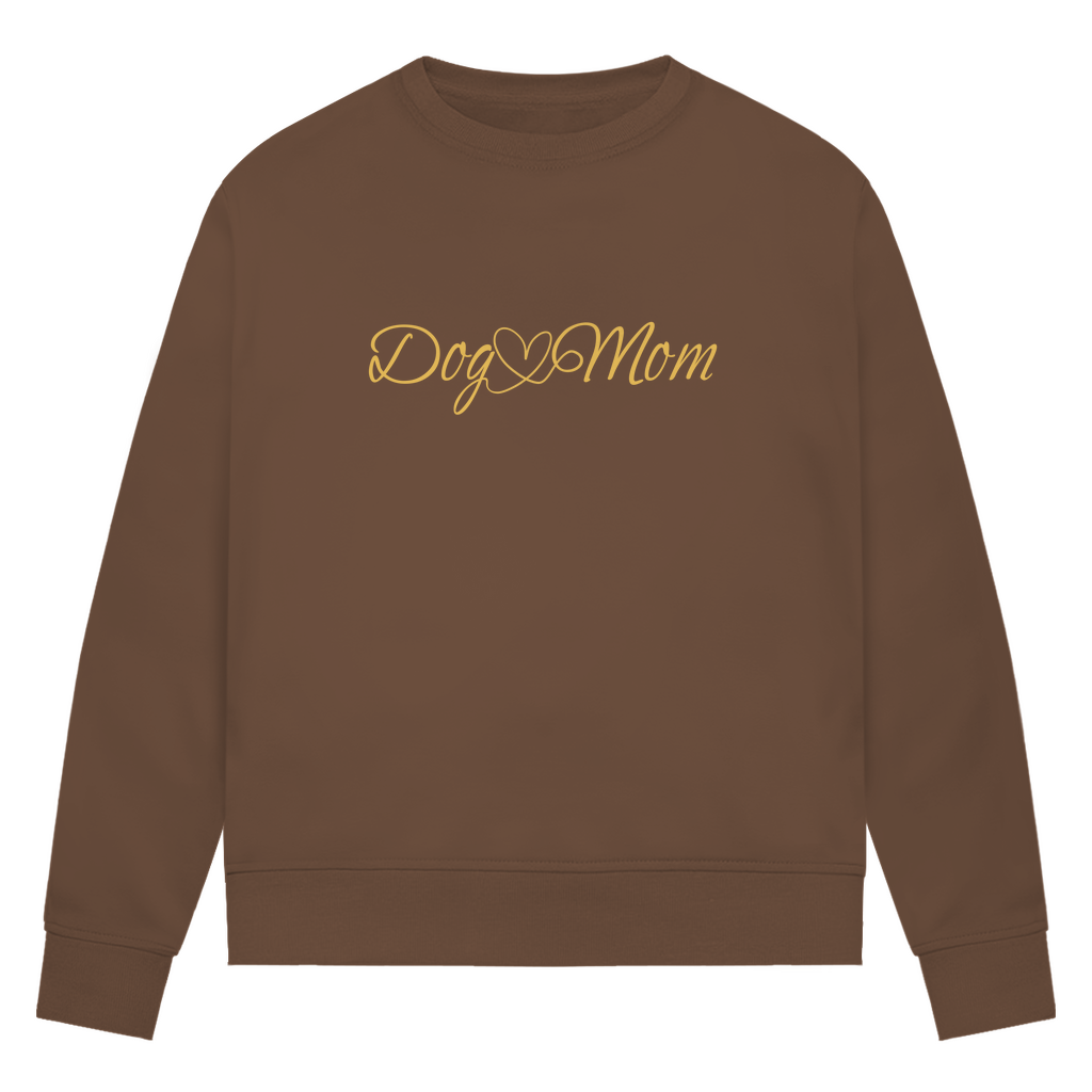 Dog Mom - Bio-Sweatshirt für Damen