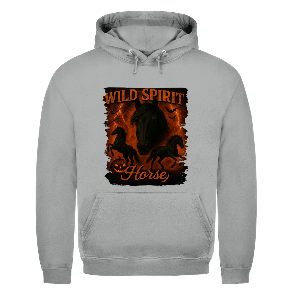 Black & Fire Horse - Hoodie Unisex