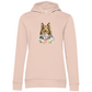 Flower Sheltie - Bio-Hoodie für Damen