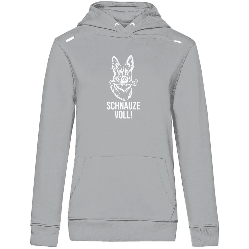 Schnauze Voll - Bio-Hoodie für Damen