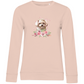 Flower Malteser - Bio-Sweatshirt für Damen