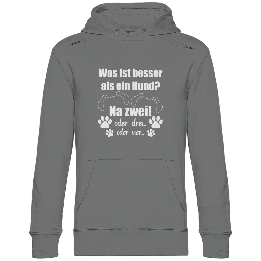 Je Mehr Desto Besser - Bio-Hoodie für Herren