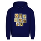 Briefmarken - Bio-Hoodie für Herren