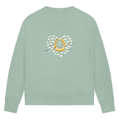 Hufeisenliebe - Bio-Sweatshirt für Damen