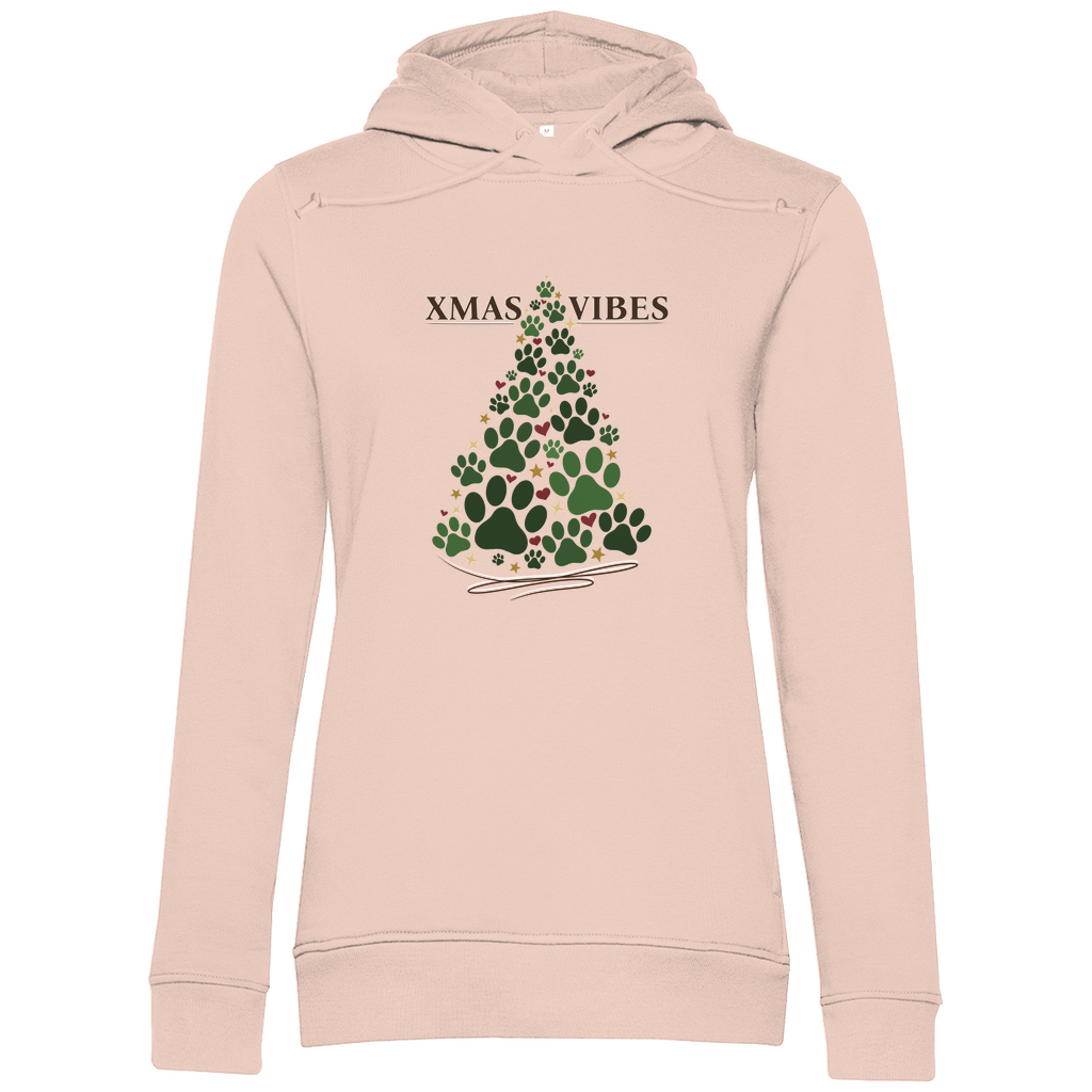 Xmas Vibes - Bio-Hoodie für Damen- Weihnachten