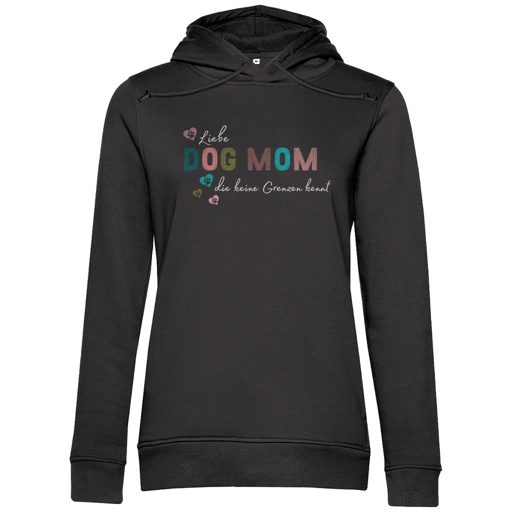 Liebe ohne Grenzen - Bio Hoodie Dog Mom