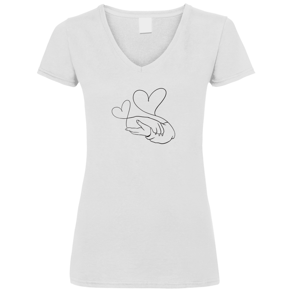 Pakt Der Liebe - V-Shirt für Damen