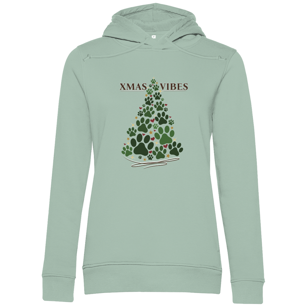 Xmas Vibes - Bio-Hoodie für Damen- Weihnachten