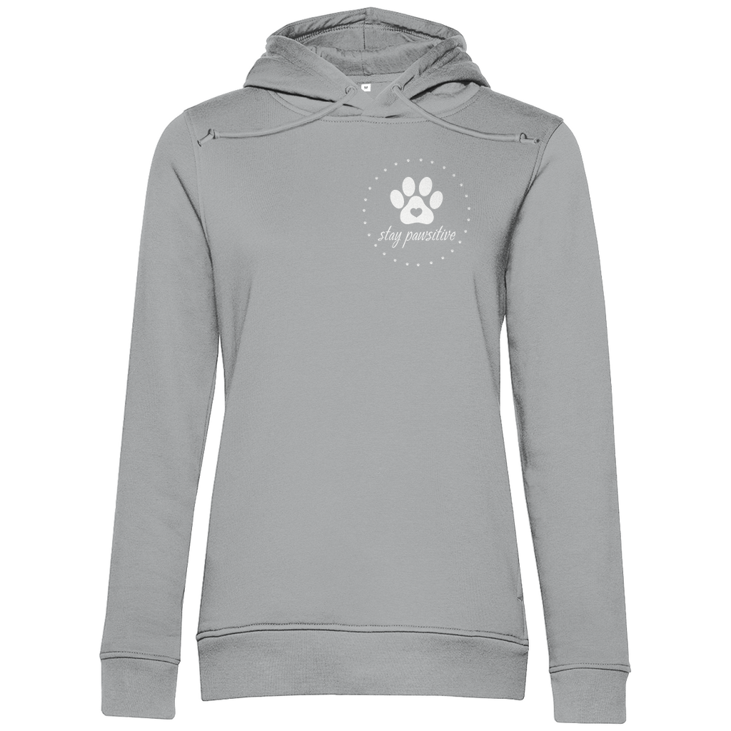 Stay Pawsitive- Bio-Hoodie für Damen