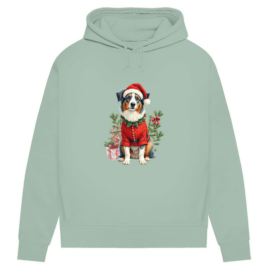Frohe Weihnachten - Bio-Hoodie für Damen
