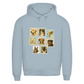 Briefmarken - Bio-Hoodie für Herren