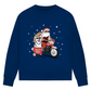 Biker Santa - Bio-Sweatshirt für Damen