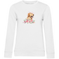 Flower Labrador - Bio-Sweatshirt für Damen